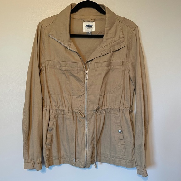 Old Navy Full Zip Twill Utility Jacket - Picture 2 of 5